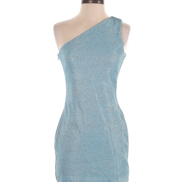 Superdown Tiffany mini dress in light blue - Picture 3 of 3